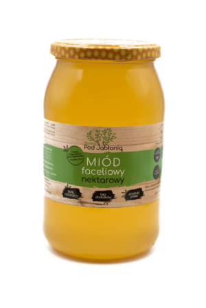 Miód faceliowy Pasieka pod Jabłonią w szklanym słoiku